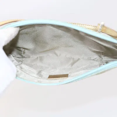 Pre-owned Gucci Gg Canvas Blue Canvas Clutch Bag ()