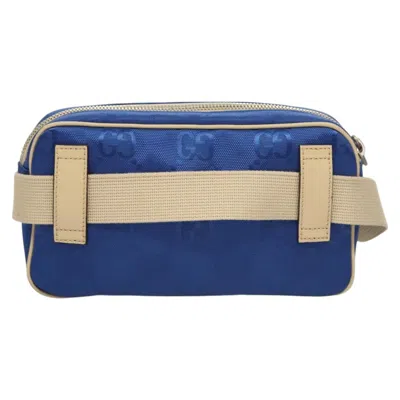 Pre-owned Gucci Gg Canvas Blue Canvas Shoulder Bag ()