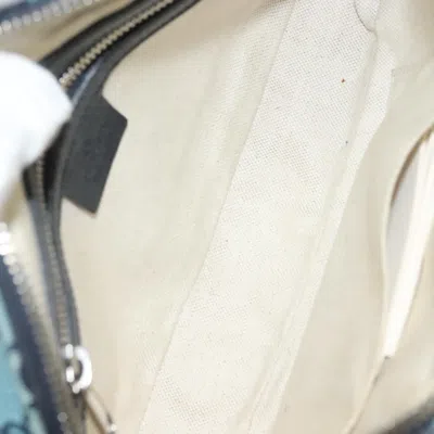 Pre-owned Gucci Gg Canvas Blue Canvas Shoulder Bag ()