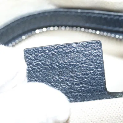 Pre-owned Gucci Gg Canvas Blue Canvas Shoulder Bag ()