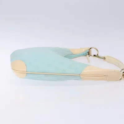 Pre-owned Gucci Gg Canvas Blue Canvas Shoulder Bag ()