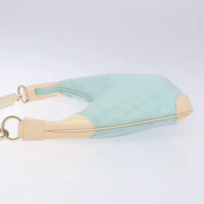 Pre-owned Gucci Gg Canvas Blue Canvas Shoulder Bag ()