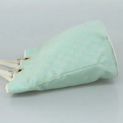 Pre-owned Gucci Gg Canvas Blue Canvas Tote Bag ()