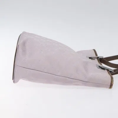Pre-owned Gucci Gg Canvas Purple Canvas Tote Bag ()