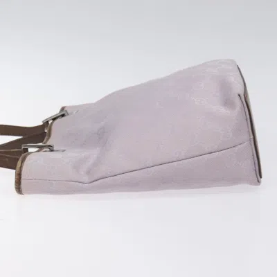 Pre-owned Gucci Gg Canvas Purple Canvas Tote Bag ()