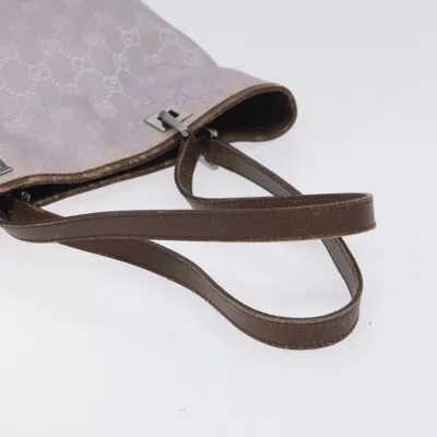 Pre-owned Gucci Gg Canvas Purple Canvas Tote Bag ()