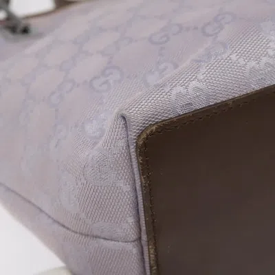 Pre-owned Gucci Gg Canvas Purple Canvas Tote Bag ()