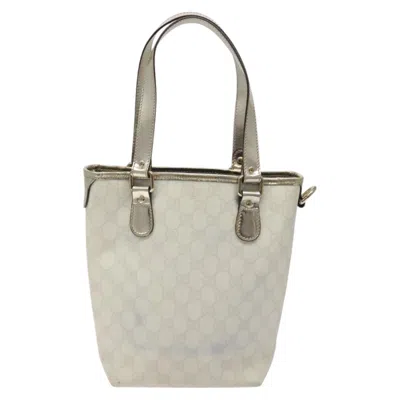 Pre-owned Gucci Gg Canvas White Canvas Tote Bag ()