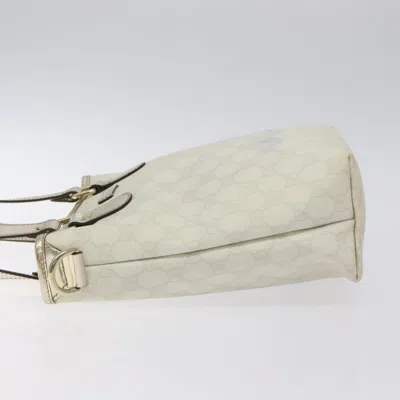 Pre-owned Gucci Gg Canvas White Canvas Tote Bag ()