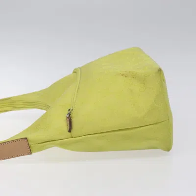 Pre-owned Gucci Gg Canvas Yellow Canvas Shoulder Bag ()