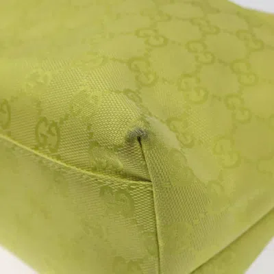 Pre-owned Gucci Gg Canvas Yellow Canvas Shoulder Bag ()