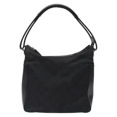 Pre-owned Gucci Gg Nylon Black Nylon Shoulder Bag ()