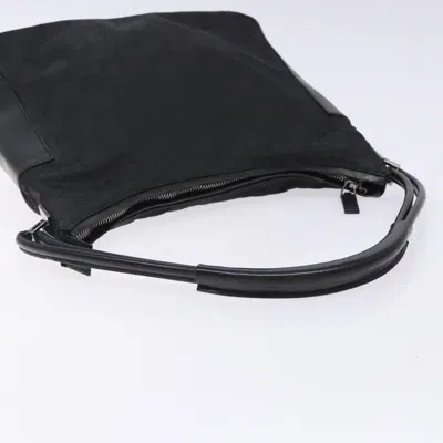 Pre-owned Gucci Gg Nylon Black Nylon Shoulder Bag ()