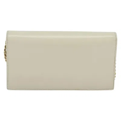 Pre-owned Gucci Horsebit White Leather Clutch Bag ()