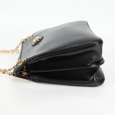 Pre-owned Gucci Marina Black Leather Shoulder Bag ()