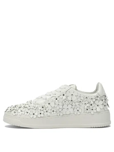 Autry "medalist Low Blooming" Sneaker In White