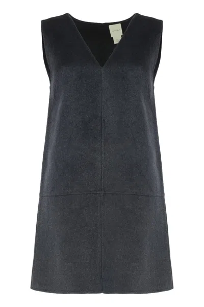 Calvin Klein I Live In A Double-faced Wool Coat. In Gray