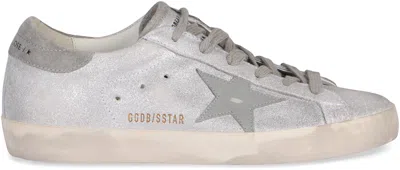 Golden Goose Sneakers Low-top Super Star In Metallic