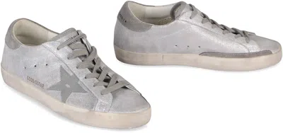 Golden Goose Sneakers Low-top Super Star In Metallic