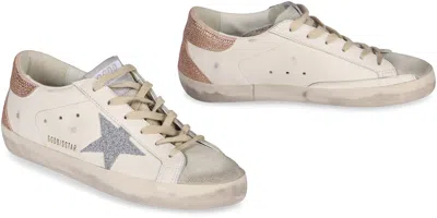Golden Goose Sneakers Low-top Super Star In Neutral