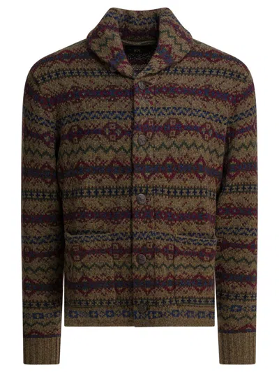 Rrl Knitwear Brown In Multi