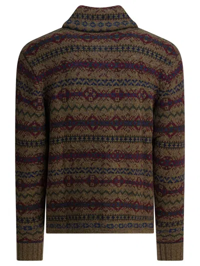 Rrl Knitwear Brown In Multi