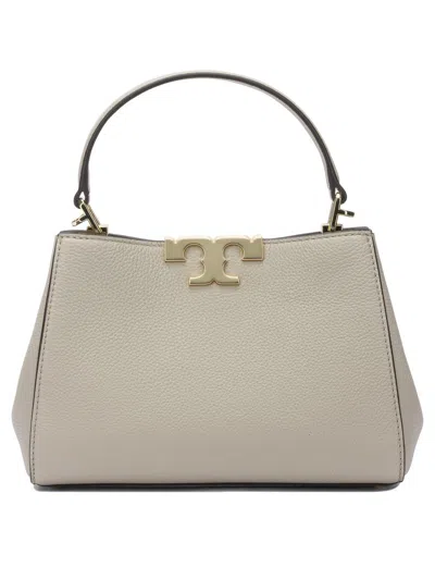 Tory Burch Mini Eleanor Leather Top Handle Bag In Neutral