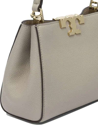 Tory Burch Mini Eleanor Leather Top Handle Bag In Neutral