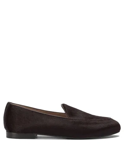 Aquazzura Luxurious Loafers And Slippers Collection In Brown