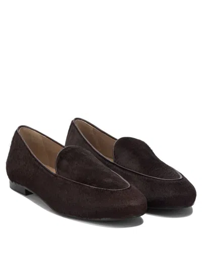 Aquazzura Luxurious Loafers And Slippers Collection In Brown