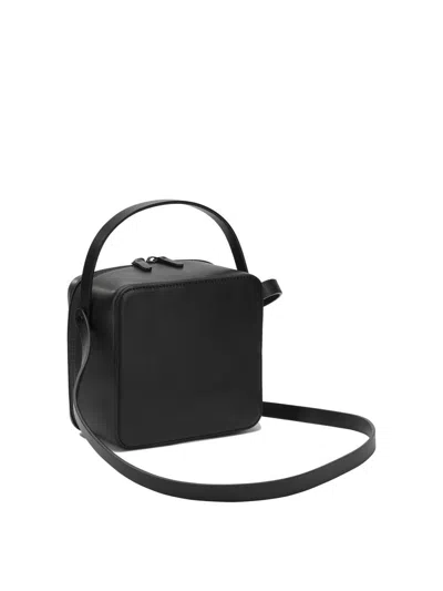 Auralee Square Crossbody Bag Adjustable Strap In Black