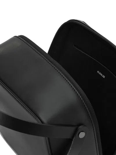 Auralee Square Crossbody Bag Adjustable Strap In Black