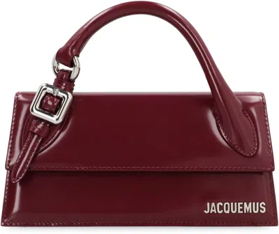 Jacquemus Handbag Le Chiquito In Leather In Burgundy