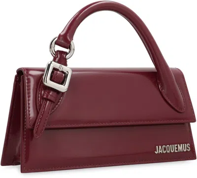 Jacquemus Handbag Le Chiquito In Leather In Burgundy