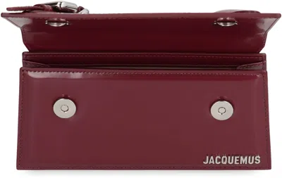 Jacquemus Handbag Le Chiquito In Leather In Burgundy