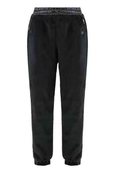 Moncler Grenoble Sport Pants In Polartec In Black