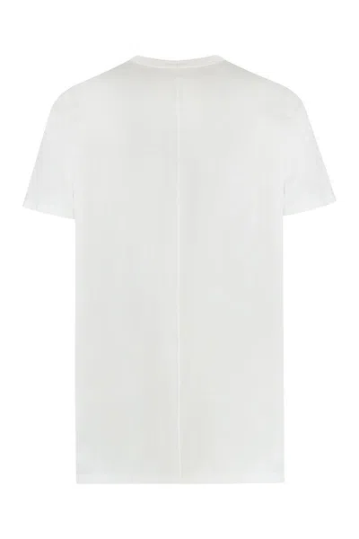Rick Owens Short-sleeved T-shirt In White