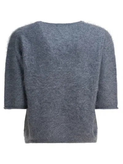 R2w Knitwear Grey In Gray