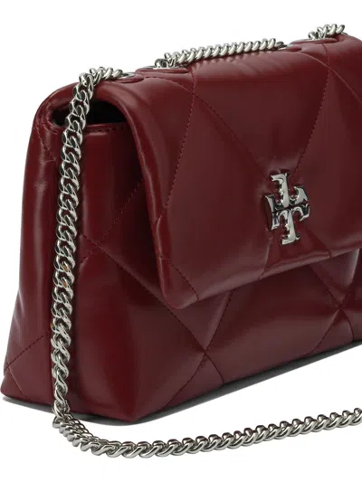 Tory Burch Small Kira Diamond Quilt Convertible Shoulder Bag In Burgundy