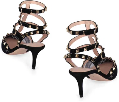 Valentino Lace Rockstud Pumps 65 In Black