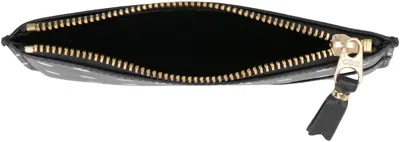 Comme Des Garçons Leather Wallet In Black