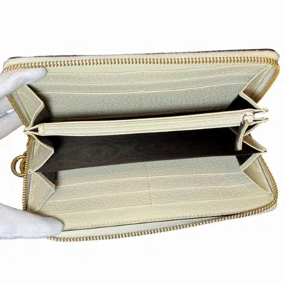 Pre-owned Gucci Multi-color Coated Canvas Leather Long Wallet (bi-fold) ()