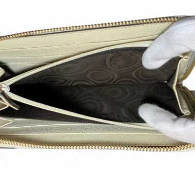 Pre-owned Gucci Multi-color Coated Canvas Leather Long Wallet (bi-fold) ()