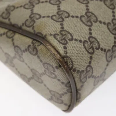 Pre-owned Gucci Ophidia Beige Canvas Clutch Bag () In Sand
