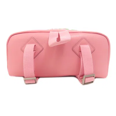 Pre-owned Gucci Pink White Nylon Backpack () In Multi