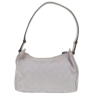 Pre-owned Gucci Purple Canvas Shoulder Bag ()