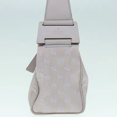 Pre-owned Gucci Purple Canvas Shoulder Bag ()