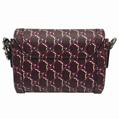 Pre-owned Gucci Red Color Canvas Shoulder Bag ()