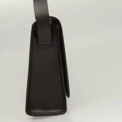 Pre-owned Gucci Square G Brown Leather Shoulder Bag ()