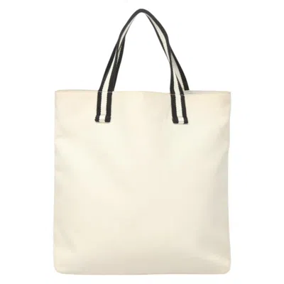 Pre-owned Gucci White Canvas Tote Bag ()